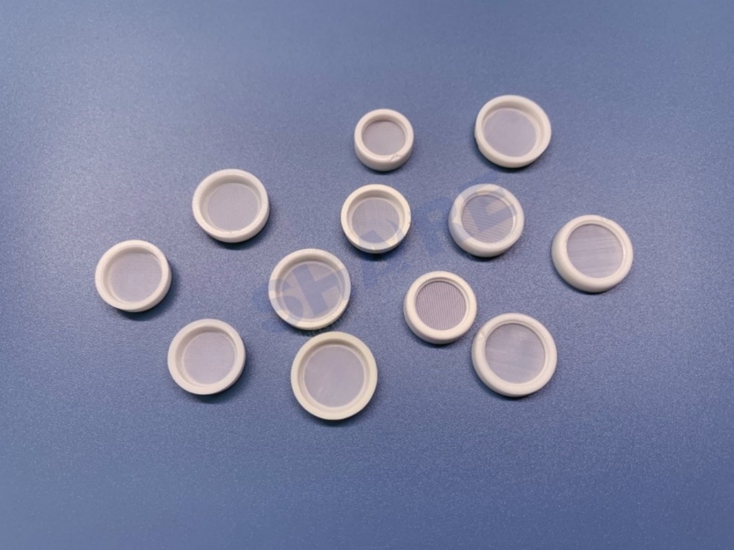 Infusion Disc Filter 180µM Nylon / PET Mesh White ABS Rim For IV Drip Chamber