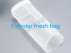 Bolsas de filtro de malla de nylon de poliéster de PP cilíndrico con fondo cosido para aplicación médica